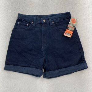 Vintage Jordache Jean Shorts Women's 10 Dark Wash Blue Denim Western Cowgirl NWT